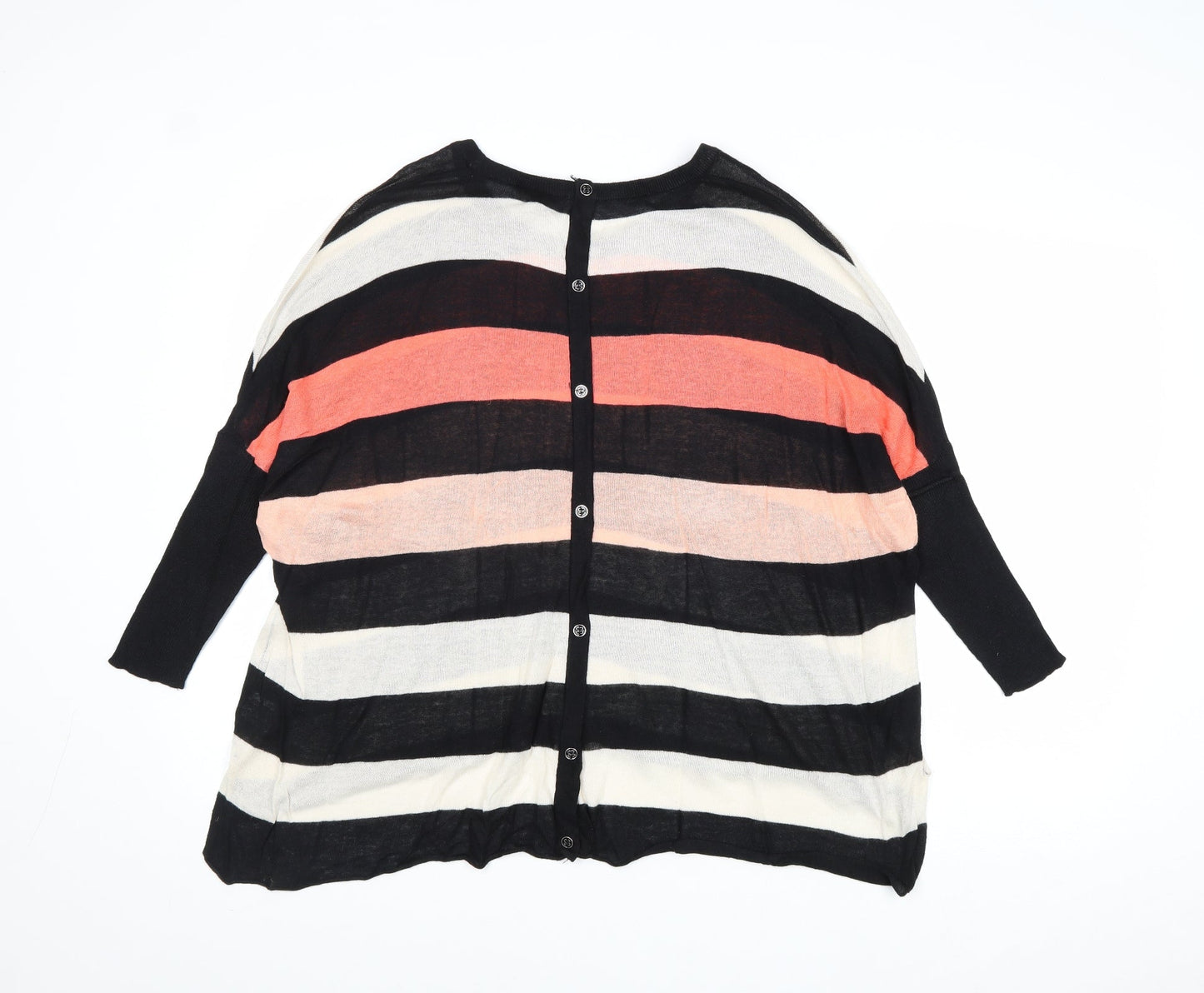 Womens UK Size 6 Warehouse Multicoloured Pullover Jumper