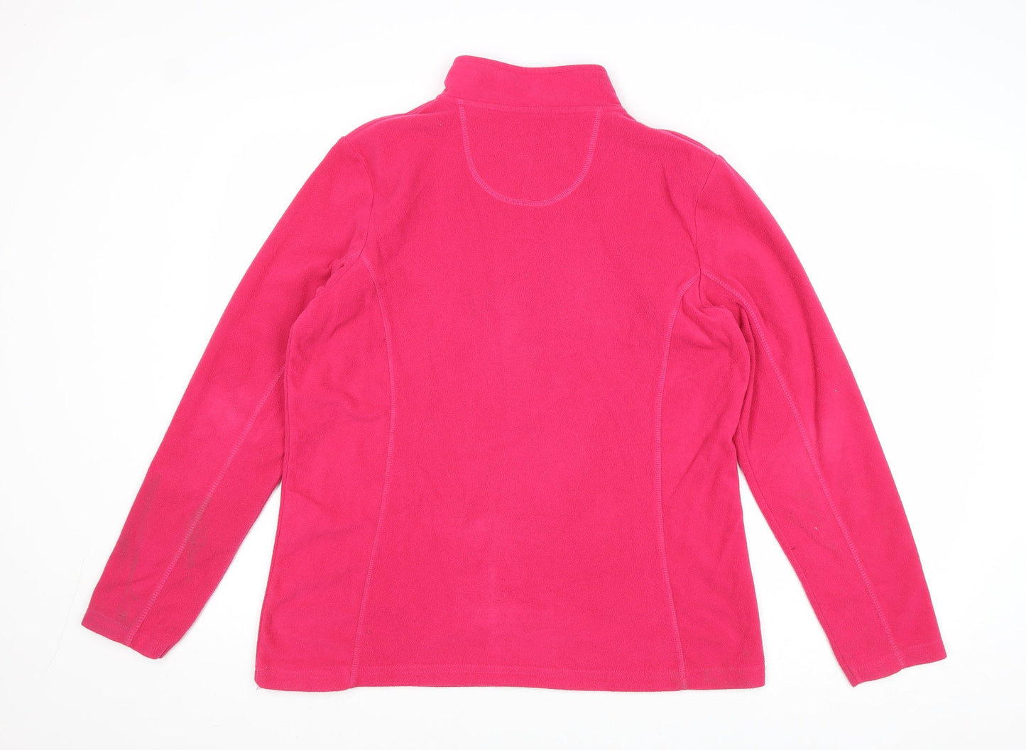 Crane Womens Pink Polyester Pullover Sweatshirt Size M Zip
