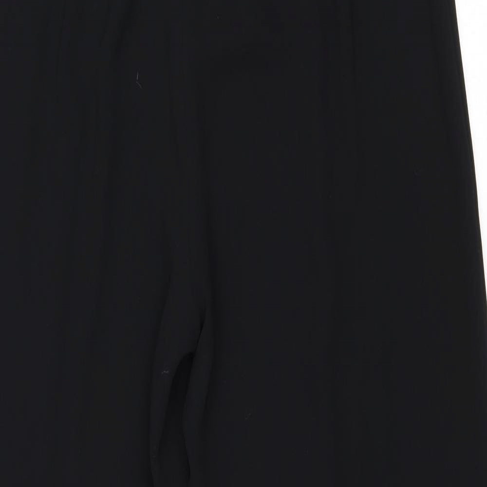 Womens UK Size 12 Debenhams Regular Fit Dress Pants Black Trousers