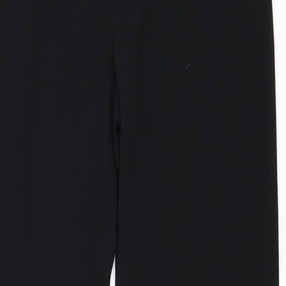 Womens UK Size 12 Debenhams Regular Fit Dress Pants Black Trousers