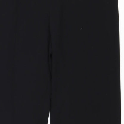 Womens UK Size 12 Debenhams Regular Fit Dress Pants Black Trousers