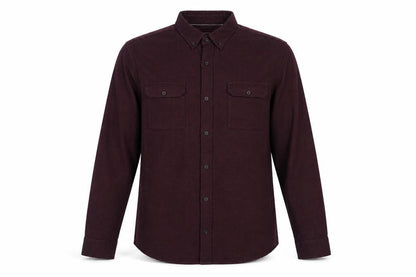 Red Herring Mens Red Cotton Button-Up Size M Collared Button