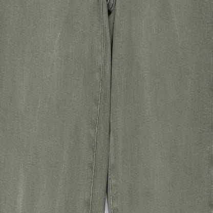 Womens UK Size 33 in H&M Regular Fit Skinny Green Jeans