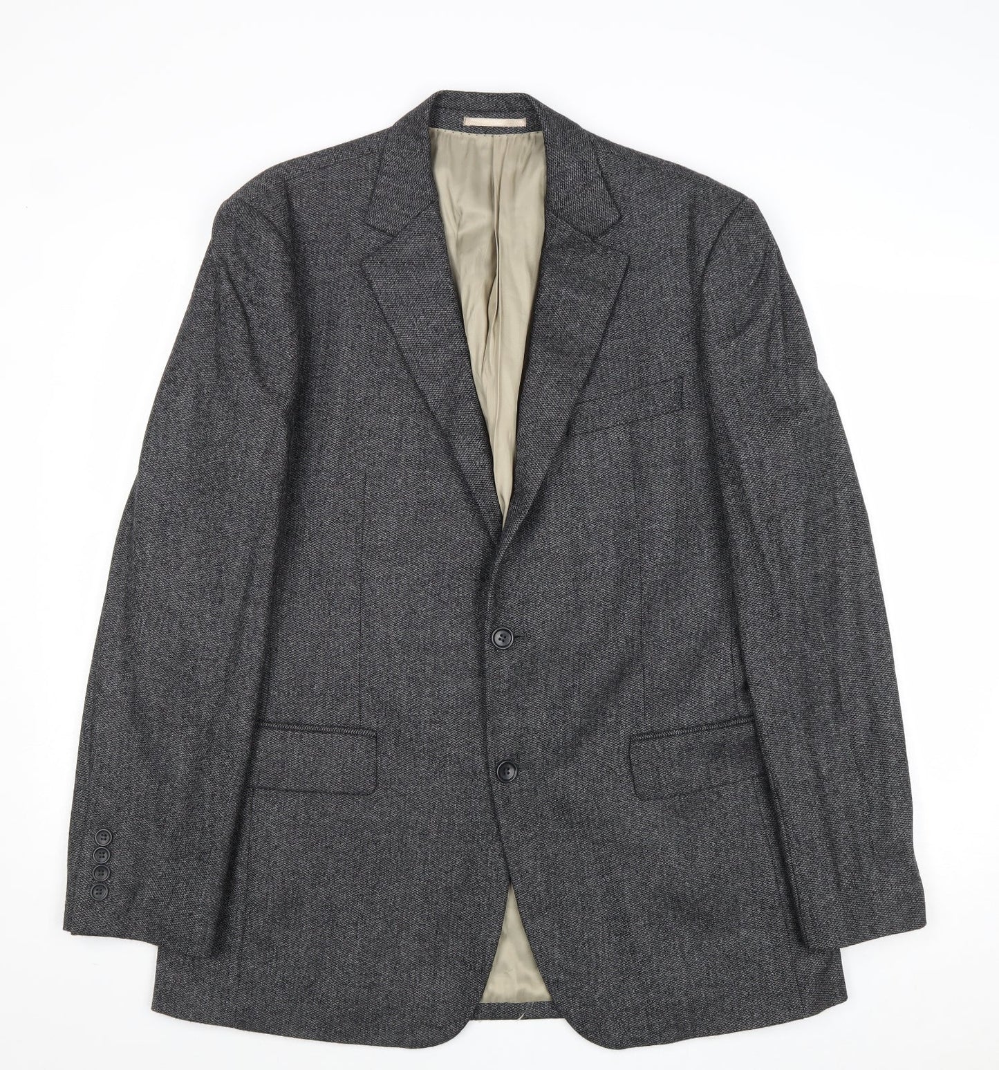 Mens UK Size 42 Deha Villand Regular Grey Suit Jacket