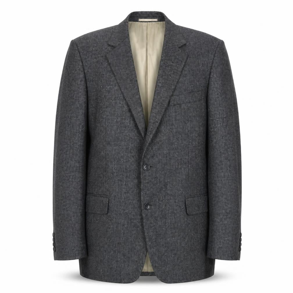 Dehavilland Mens Grey Wool Jacket Suit Jacket Size 42 Regular