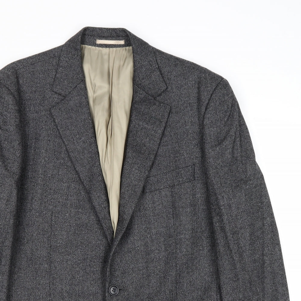 Mens UK Size 42 Deha Villand Regular Grey Suit Jacket