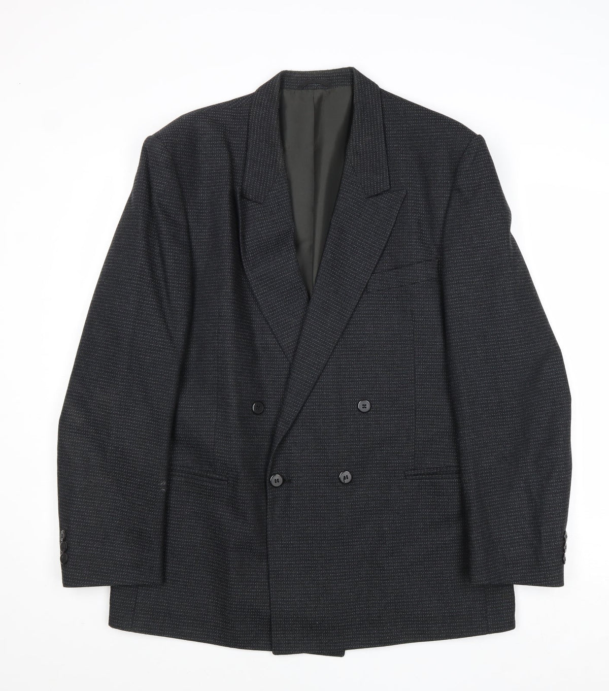 Bruce Corman Mens Grey Wool Jacket Suit Jacket Size 40 Regular