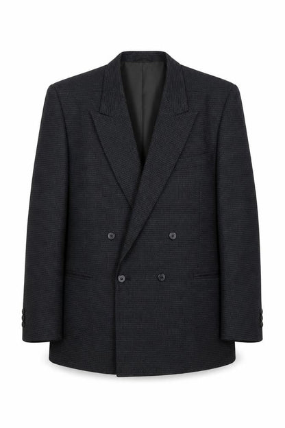 Bruce Corman Mens Grey Wool Jacket Suit Jacket Size 40 Regular