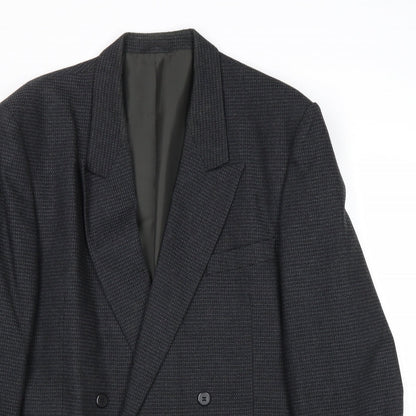 Bruce Corman Mens Grey Wool Jacket Suit Jacket Size 40 Regular