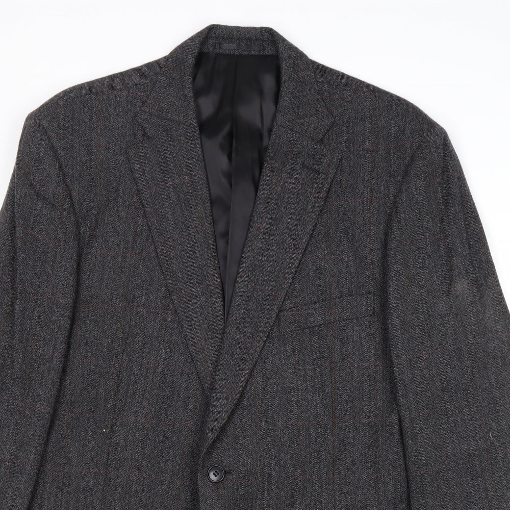 Mens UK Size 42 Wellington Regular Grey Suit Jacket