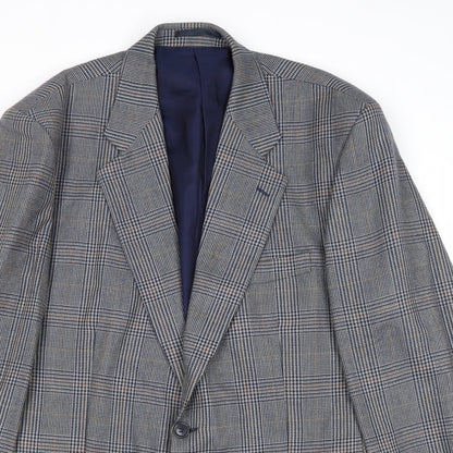 Mens UK Size 44 Hornes Regular Blue Suit Jacket
