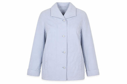 Winter Womens Blue Jacket Size 10 Button