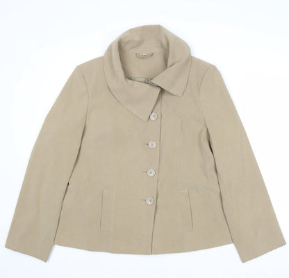 Womens UK Size 16 EWM Brown Jacket