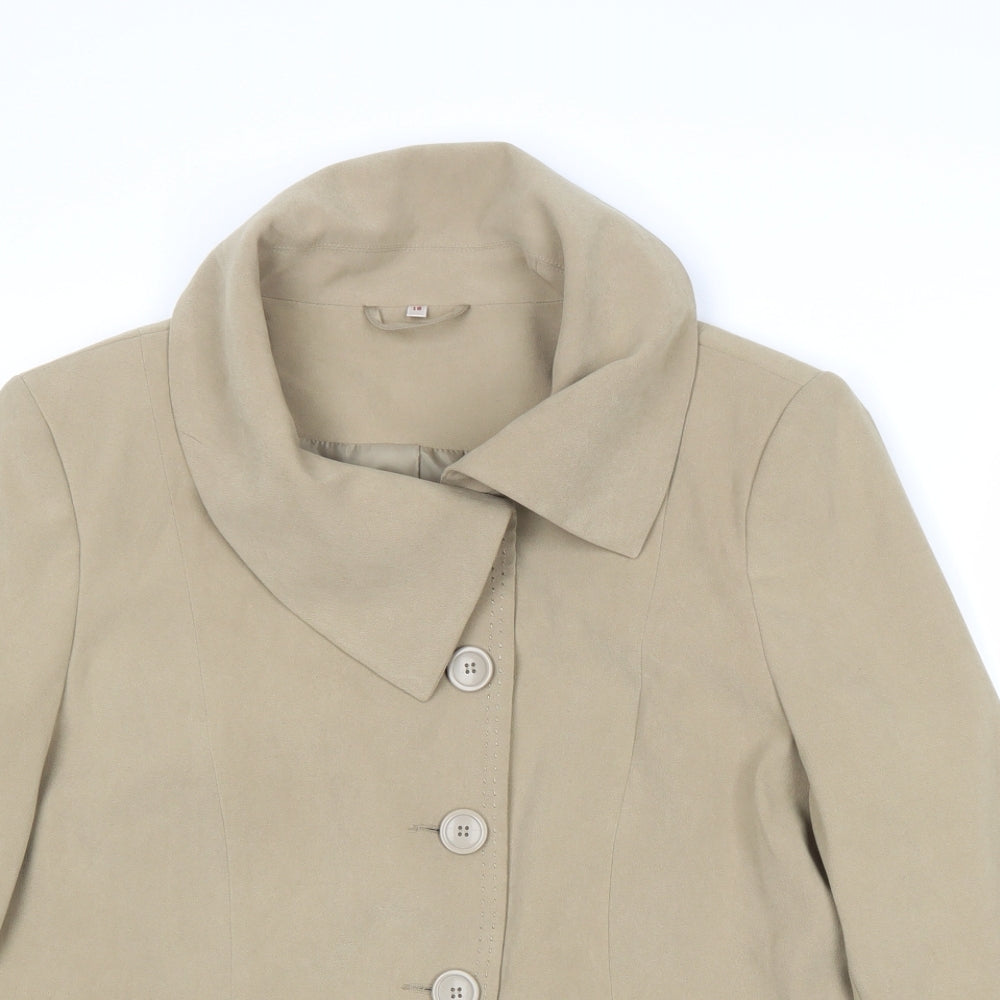 Womens UK Size 16 EWM Brown Jacket