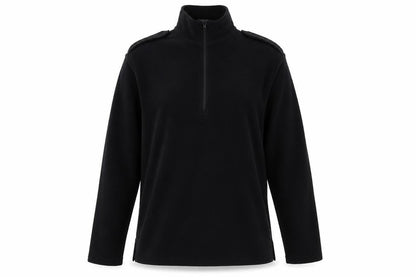 Churchill Womens Black Polyester Pullover Sweatshirt Size S Zip