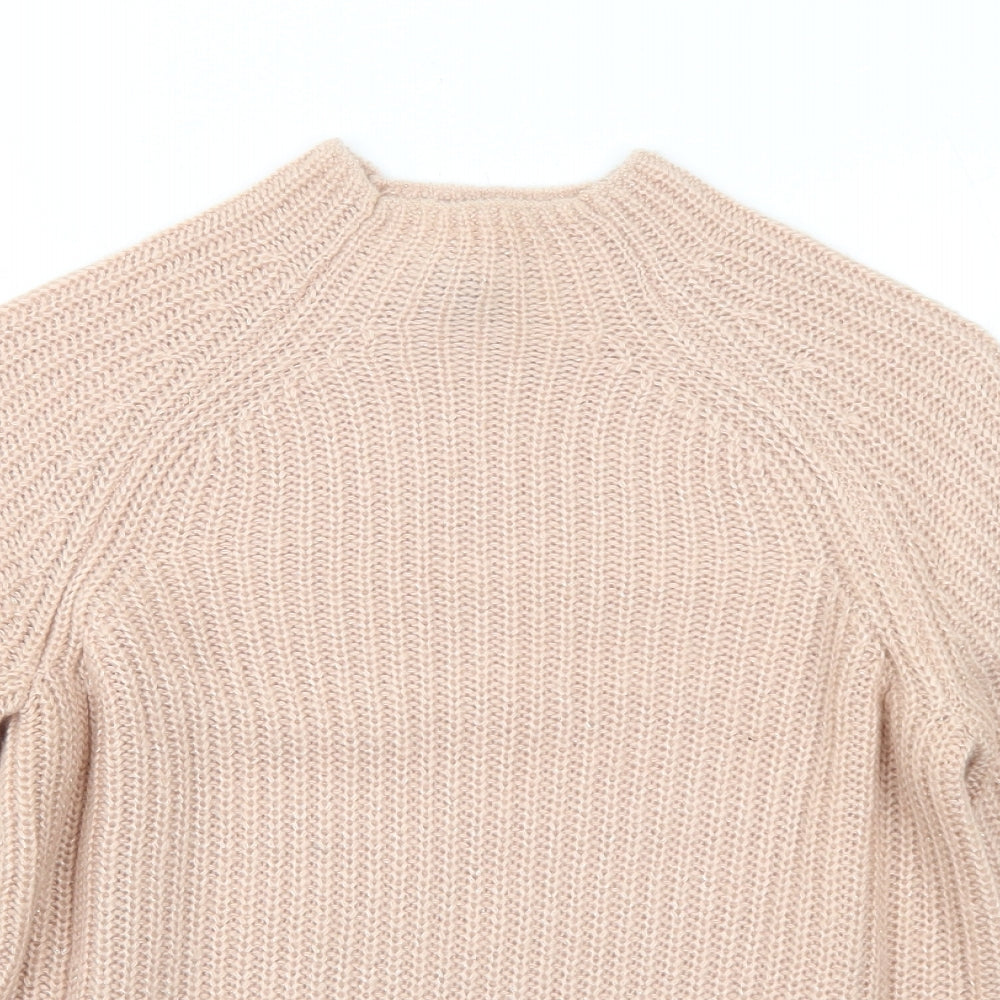 Womens UK Size XS H&M Pink Pullover Jumper