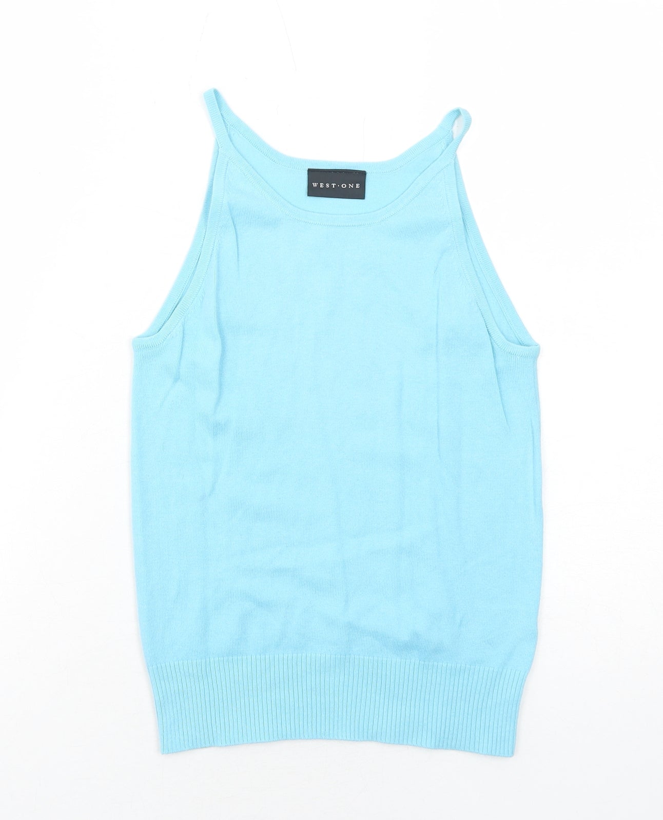 Womens UK Size 12 West One Blue Basic Tank