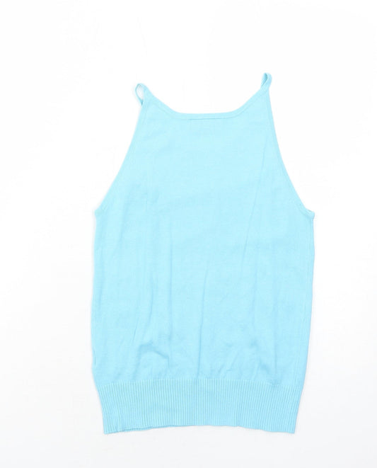 Womens UK Size 12 West One Blue Basic Tank