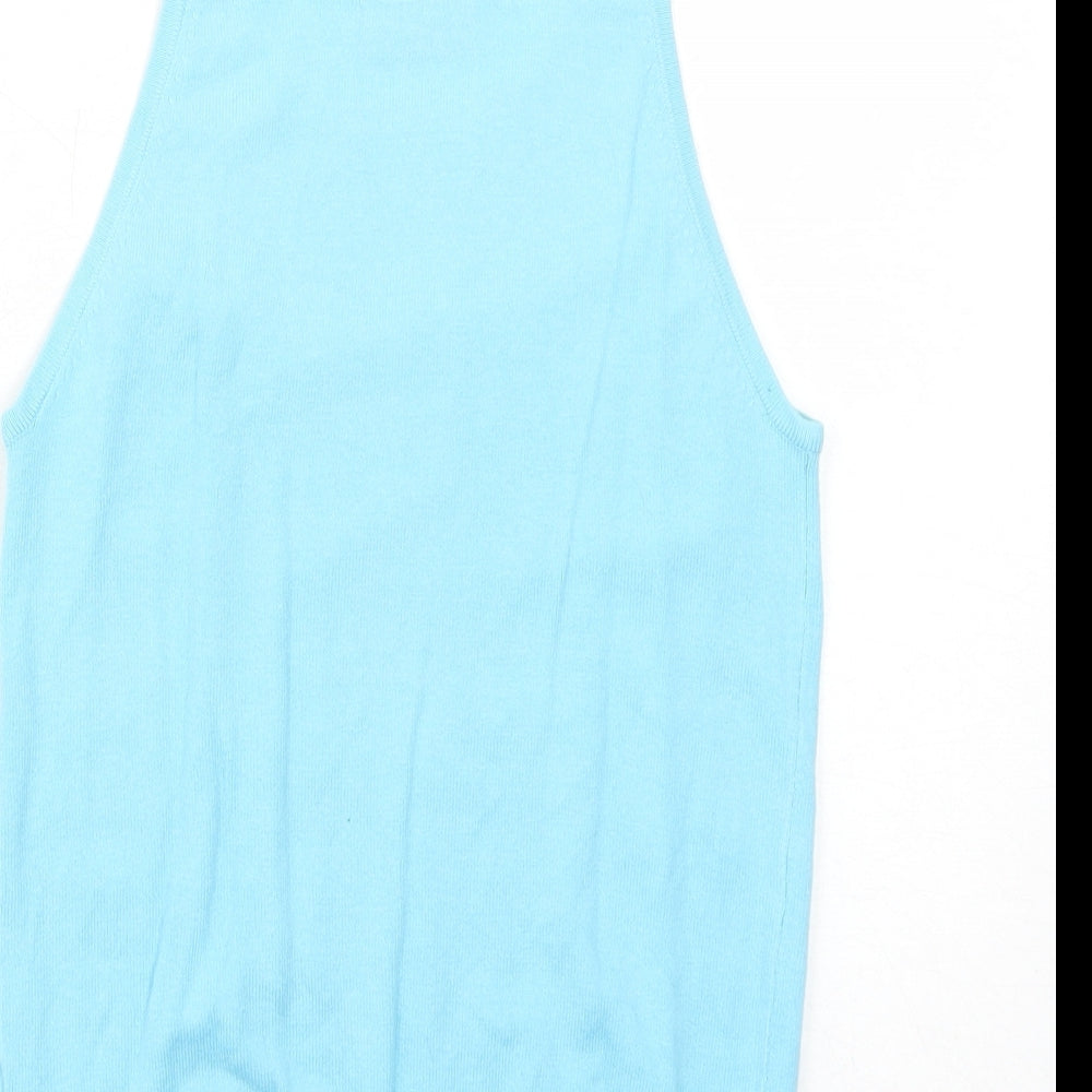 Womens UK Size 12 West One Blue Basic Tank