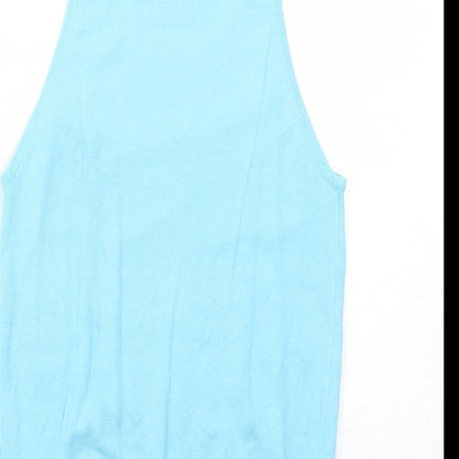 Womens UK Size 12 West One Blue Basic Tank