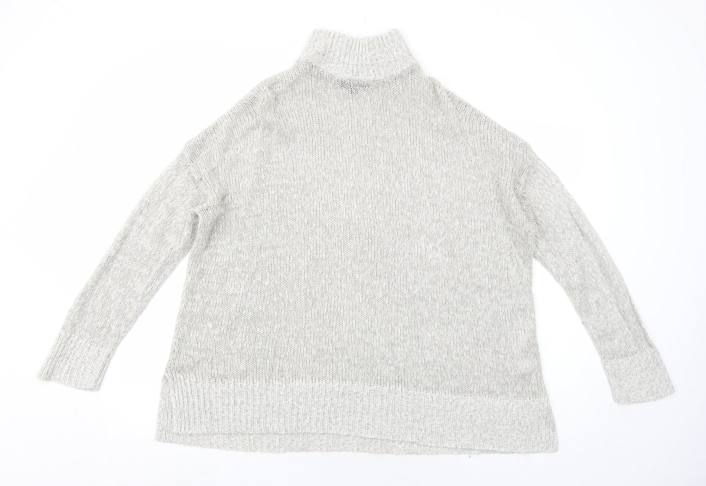 Womens UK Size L New Look Grey Pullover Jumper