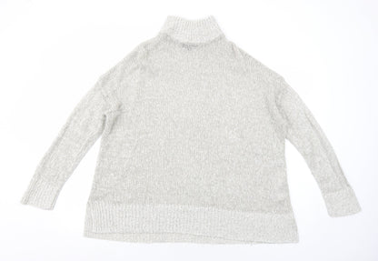 Womens UK Size L New Look Grey Pullover Jumper