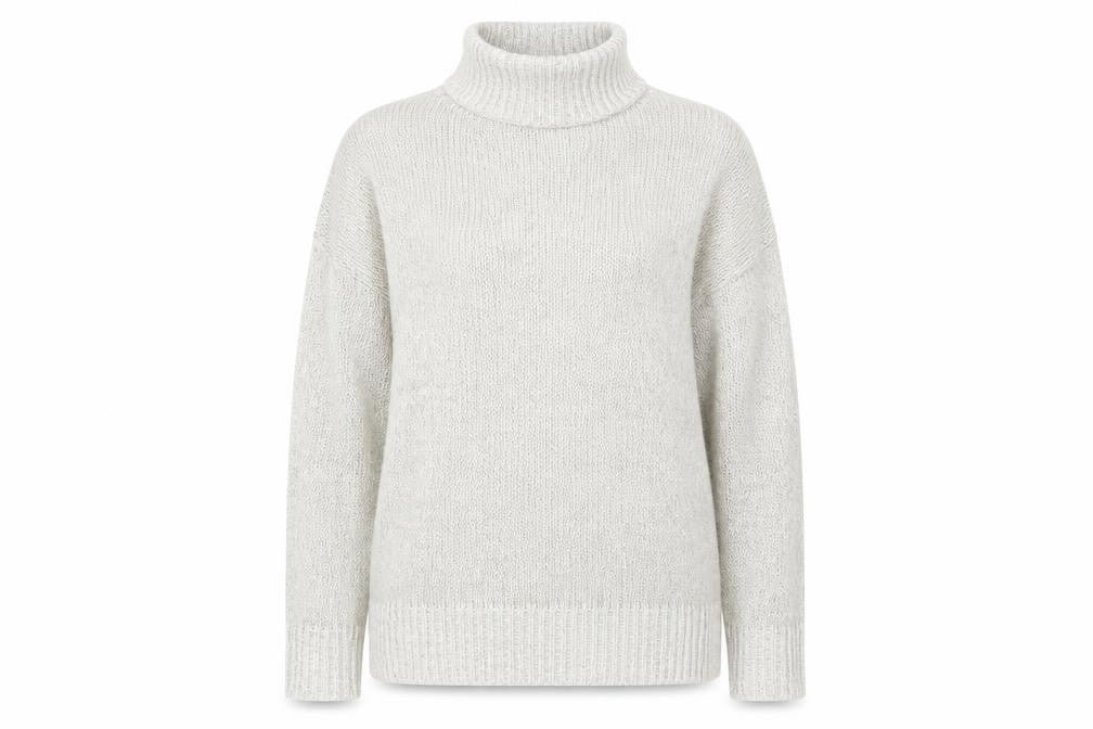 Womens UK Size L New Look Grey Pullover Jumper