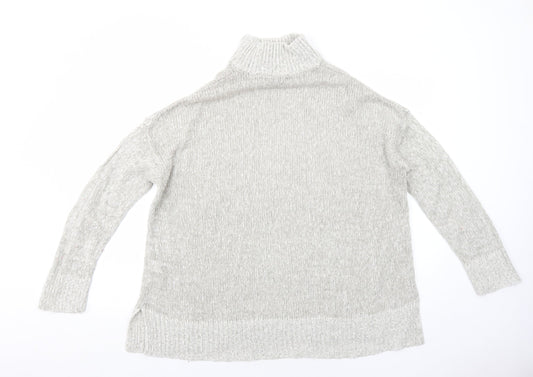 Womens UK Size L New Look Grey Pullover Jumper
