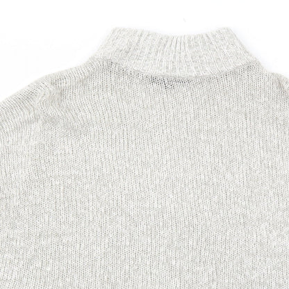 Womens UK Size L New Look Grey Pullover Jumper