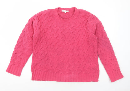 Womens UK Size S NEXT Pink Pullover Jumper