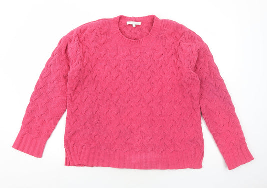 Womens UK Size S NEXT Pink Pullover Jumper