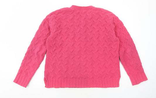 Womens UK Size S NEXT Pink Pullover Jumper