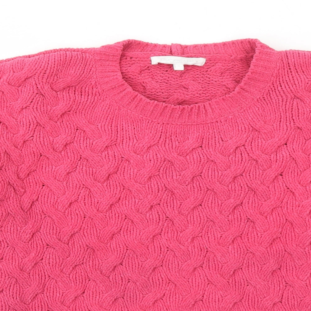 Womens UK Size S NEXT Pink Pullover Jumper