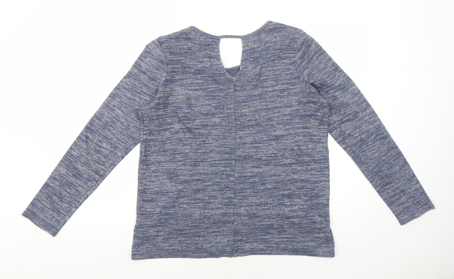 Womens UK Size L Mercer & Madison Blue Basic Blouse
