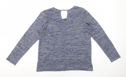 Womens UK Size L Mercer & Madison Blue Basic Blouse