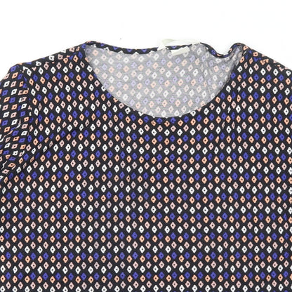 Womens UK Size S H&M Black Basic Blouse