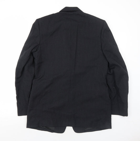 Mens UK Size 40 John Collier Regular Black Suit Jacket