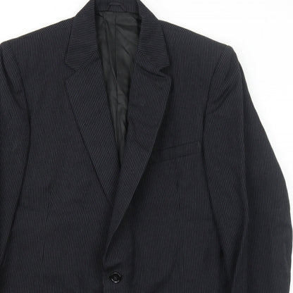 Mens UK Size 40 John Collier Regular Black Suit Jacket