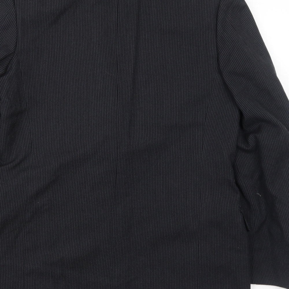 Mens UK Size 40 John Collier Regular Black Suit Jacket