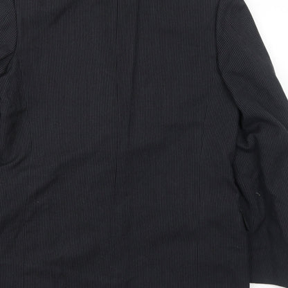 Mens UK Size 40 John Collier Regular Black Suit Jacket