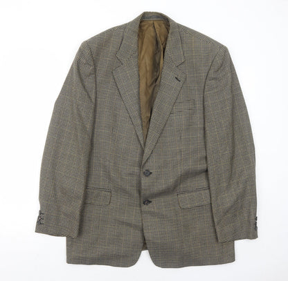 Mens UK Size 42 Brook Taverner Regular Green Suit Jacket