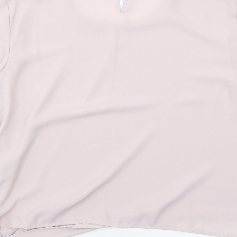 Womens UK Size 14 New Look Purple Basic Blouse