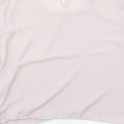 Womens UK Size 14 New Look Purple Basic Blouse