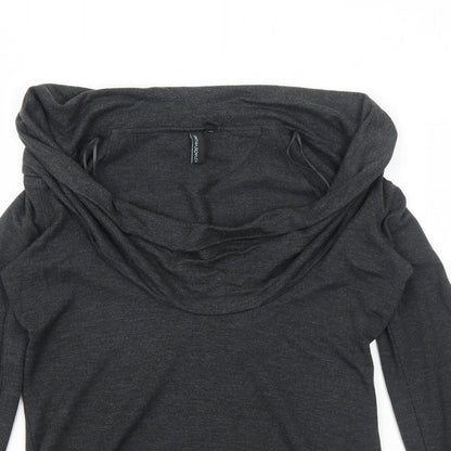 Cynthia Rowley Womens Grey Modal Pullover Sweatshirt Size 10 Pullover