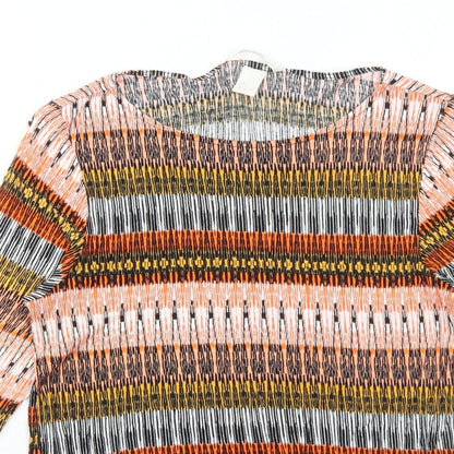 Womens UK Size S H&M Orange Basic Blouse