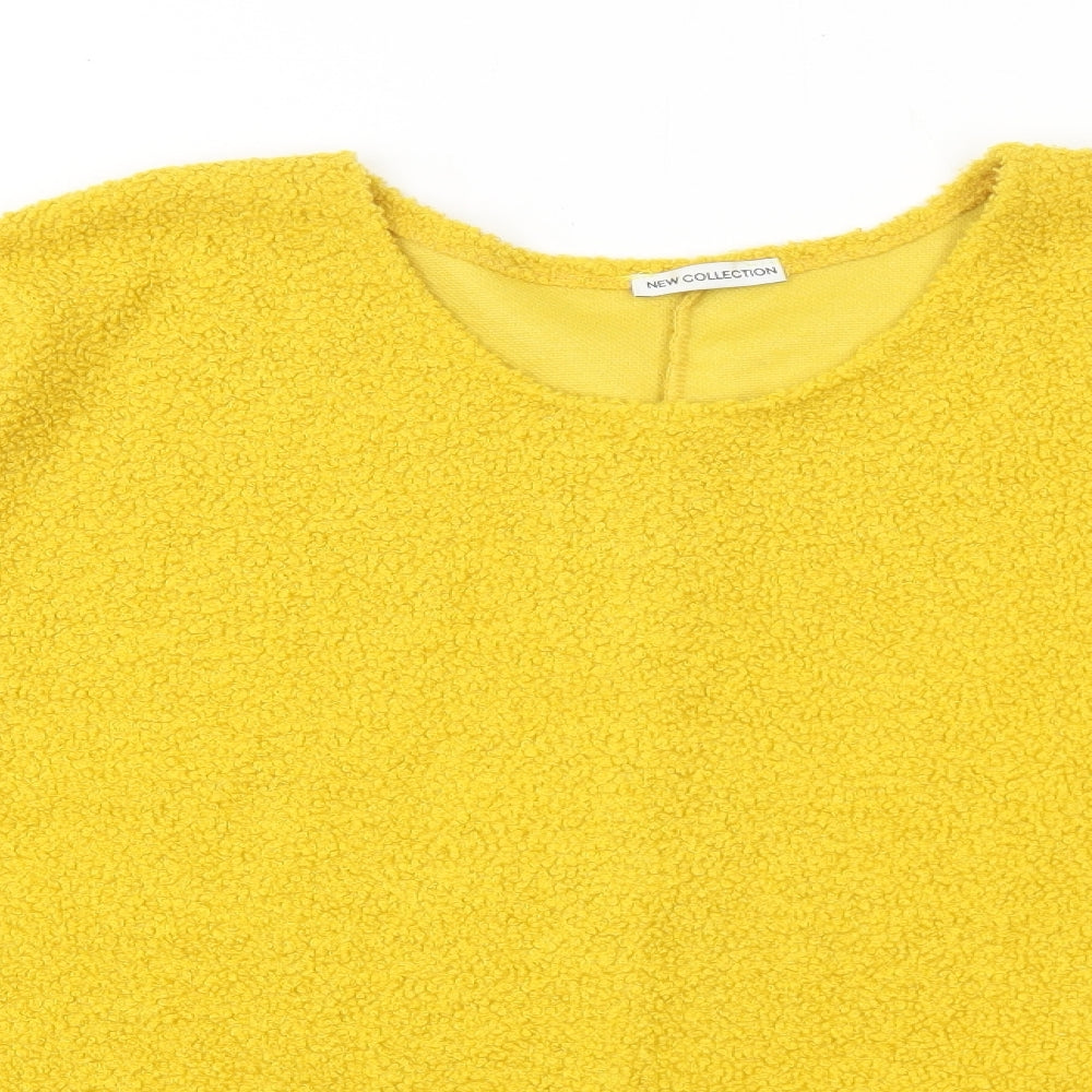 Womens UK Size 8 New Collection Yellow Pullover Jumper