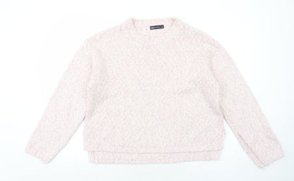 Womens UK Size L Marks and Spencer Pink Pullover Jumper