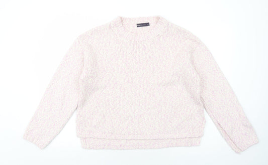 Womens UK Size L Marks and Spencer Pink Pullover Jumper
