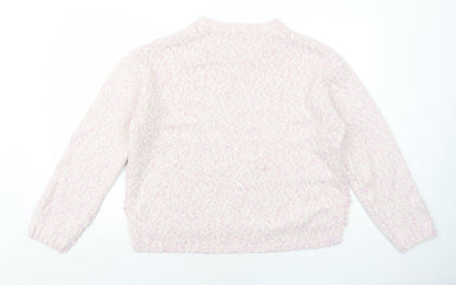 Womens UK Size L Marks and Spencer Pink Pullover Jumper