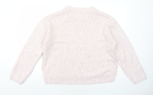 Womens UK Size L Marks and Spencer Pink Pullover Jumper